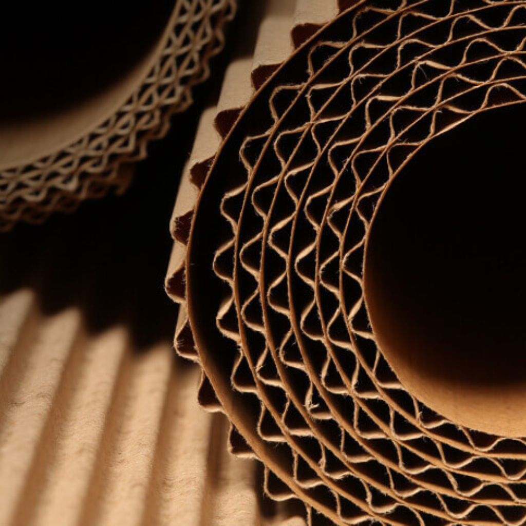 Rolls of kraft paper