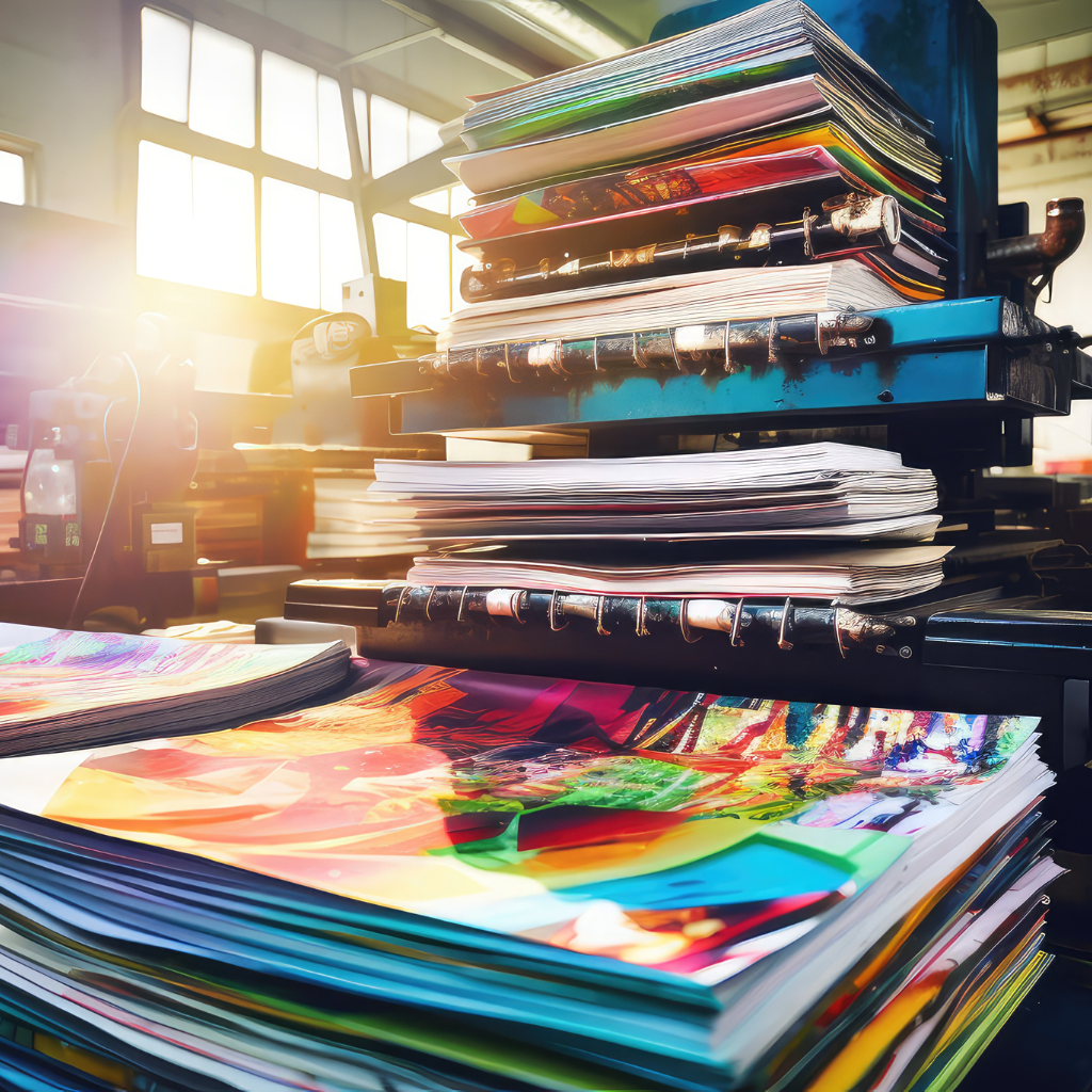 Rolls of kraft paper